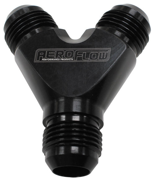 Y Block -3AN Black 3X -3AN Male AF930-03-03BLK - Aeroflow