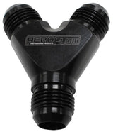 Y Block -16AN Black 3X -16AN AF930-16-16BLK - Aeroflow