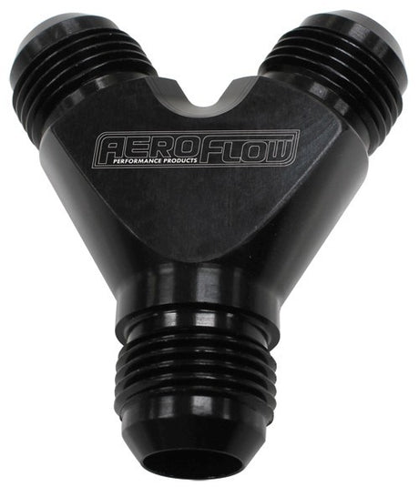 Y Block -16AN Black 3X -16AN AF930-16-16BLK - Aeroflow