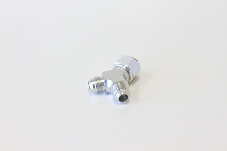 Y Piece -10 Swivel Nut 2X -8AN Silver AF931-10-08S - Aeroflow