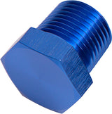 NPT Hex Head Plug 3/8" NPT Blue 3/8" NPT AF933-06 - Aeroflow