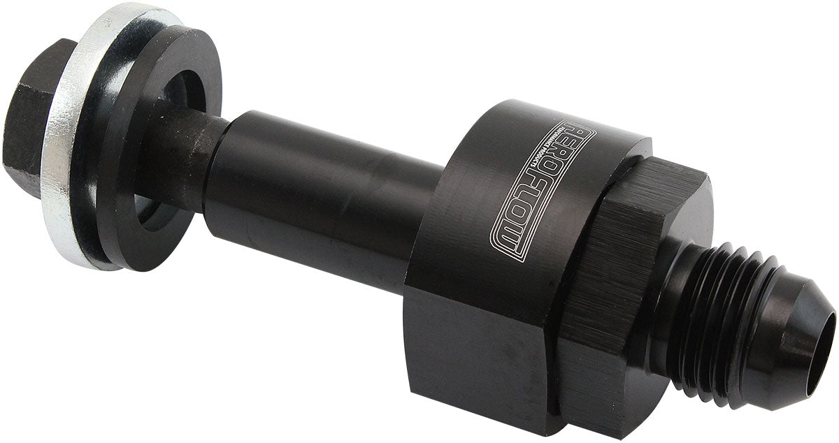 Fuel Tank Return Fitting -6AN Stock Fuel Cell AF934-06BLK - Aeroflow