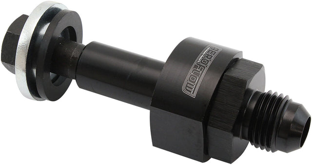 Fuel Tank Return Fitting -6AN Stock Fuel Cell AF934-06BLK - Aeroflow