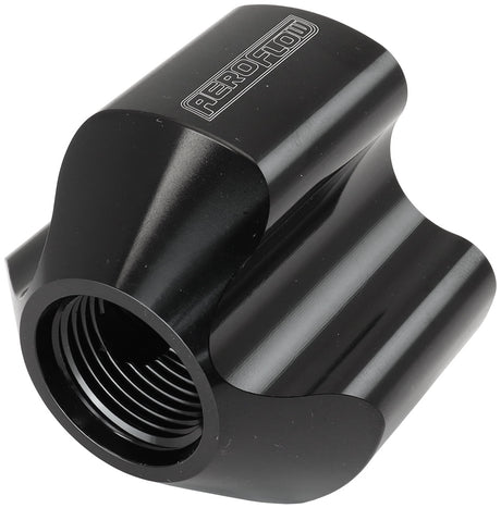 Inline 4 Port Distribution Block -10 ORB To 3 x -8 Black AF935-10-08BLK - Aeroflow