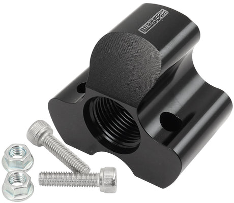 Inline 4 Port Distribution Block -12 ORB To 3 x -10 Black AF935-12-10BLK - Aeroflow