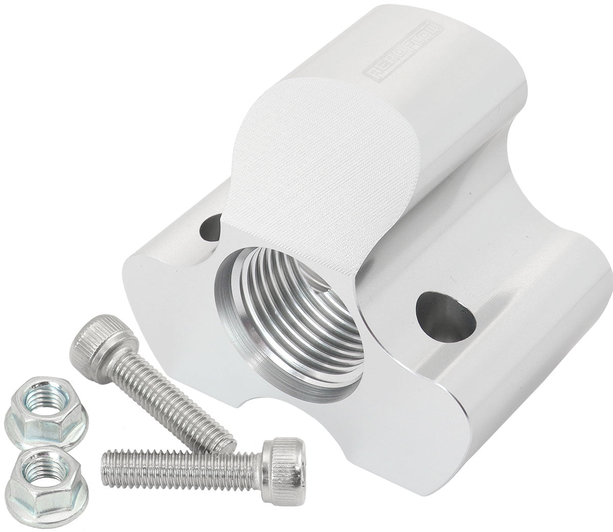 Inline 4 Port Distribution Block -12 ORB To 3 x -10 Silve AF935-12-10S - Aeroflow