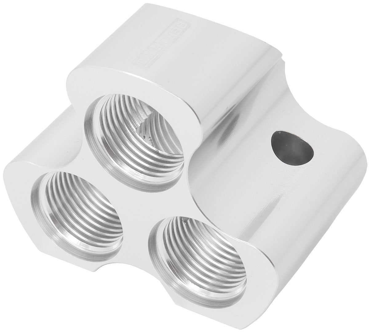 Inline 4 Port Distribution Block -12 ORB To 3 x -10 Silve AF935-12-10S - Aeroflow