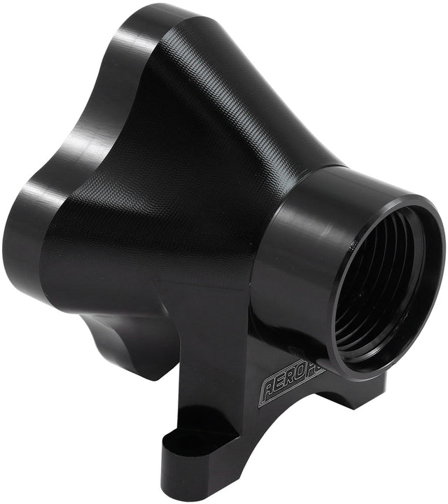 Inline 5 Port Distribution Block -12 ORB To 4 x -8 Black AF936-12-08BLK - Aeroflow
