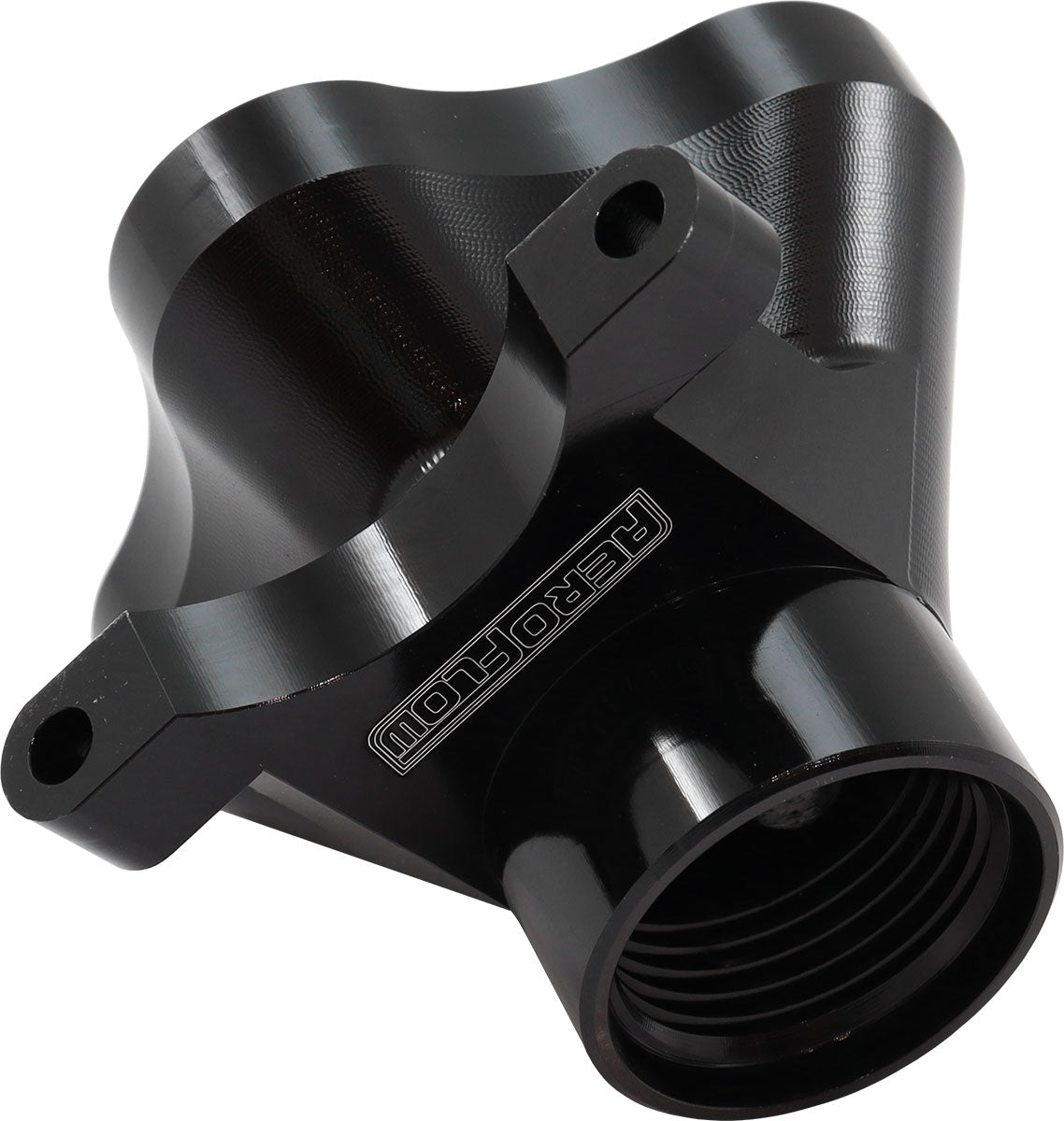 Inline 5 Port Distribution Block -12 ORB To 4 x -8 Black AF936-12-08BLK - Aeroflow
