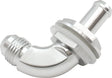 90 Deg Bulkhead Fitting -6AN To 5/16" 8mm Barb Push On AF937-06-05S - Aeroflow