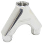 Billet Y-Piece 2X -8AN Female To 1X -10ORB Polished AF939-08-10P - Aeroflow