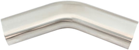 3" 45 Degree Oval Exhaust Tube 304 S/S Steel 150mm Leg Pipe AF9402-3000 - Aeroflow