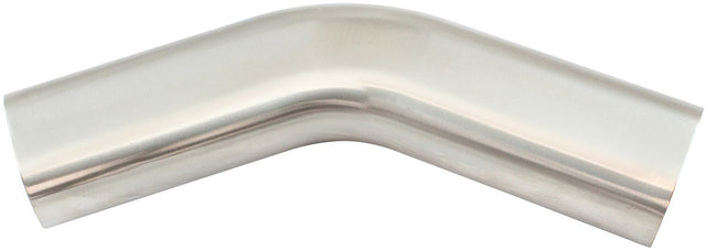 3" 45 Degree Oval Exhaust Tube 304 S/S Steel 150mm Leg Pipe AF9402-3000 - Aeroflow