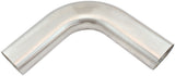 3" 90 Degree Oval Exhaust Tube 304 S/S Steel 150mm Leg Pipe AF9403-3000 - Aeroflow