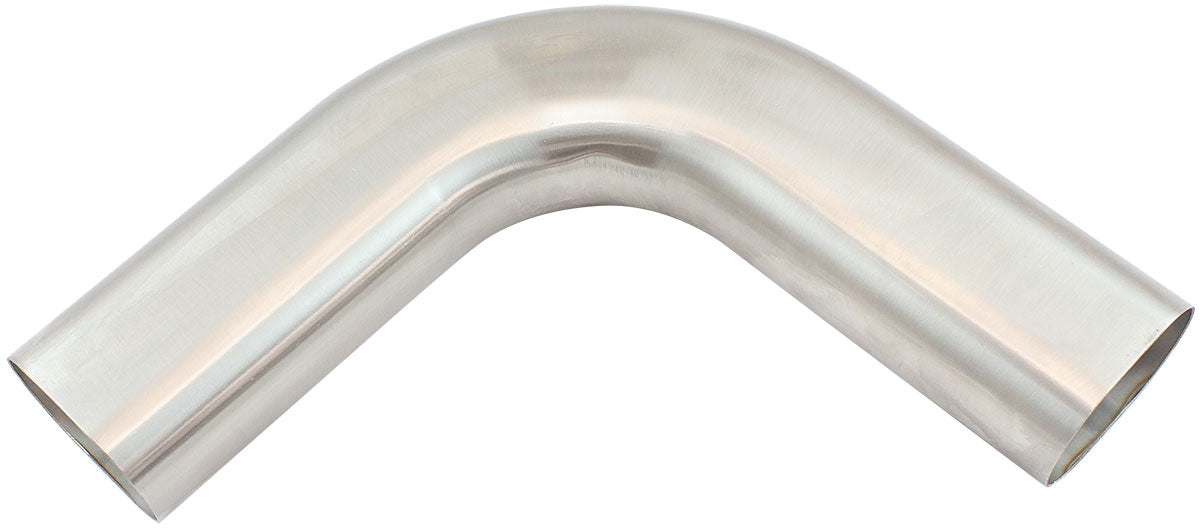3-1/2" 90 Degree Oval Exhaust Pipe 304 S/S Steel 150mm Leg AF9403-3500 - Aeroflow