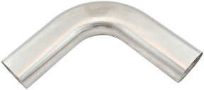 3-1/2" 90 Degree Oval Exhaust Pipe 304 S/S Steel 150mm Leg AF9403-3500 - Aeroflow
