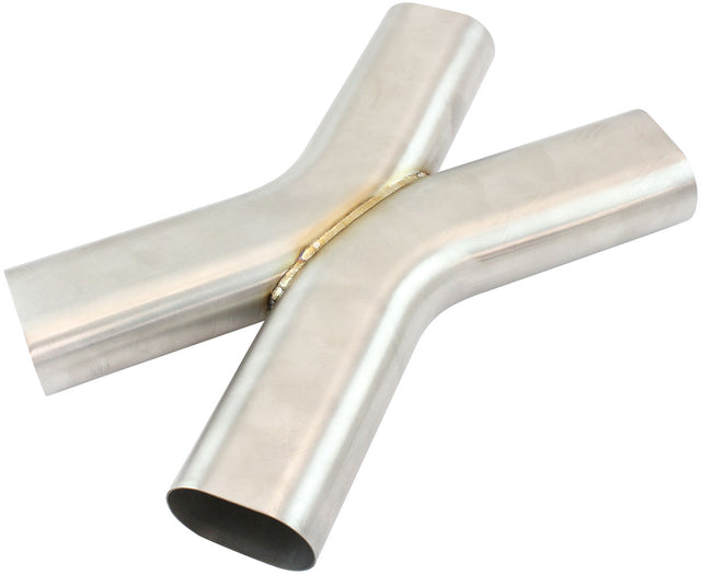 3-1/2" x Pipe Oval Exhaust Pipe 45 Degree Bends 304 S/S AF9408-3500 - Aeroflow