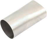 3" Oval To Round Exhaust Tube Straight Adapter 304 S/S Steel AF9480-3000 - Aeroflow