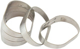 3-1/2" Pie Cuts Vertical Oval Exhaust 1D Radius S/S 45 Deg Pipe AF9487-3500 - Aeroflow