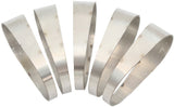 3-1/2" Pie Cut Horizontal Ovalpipe Exhaust 1D Radius S/S 45 Deg Bend AF9489-3500 - Aeroflow