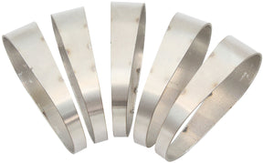 3-1/2" Pie Cut Horizontal Ovalpipe Exhaust 1D Radius S/S 45 Deg Bend AF9489-3500 - Aeroflow