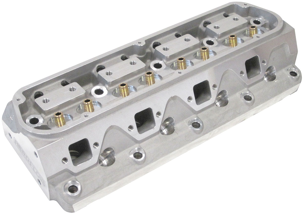 SBF 175cc Aluminium Heads Bare 60cc Chambers, 2.02"/1.60" AF95-0302 - Aeroflow