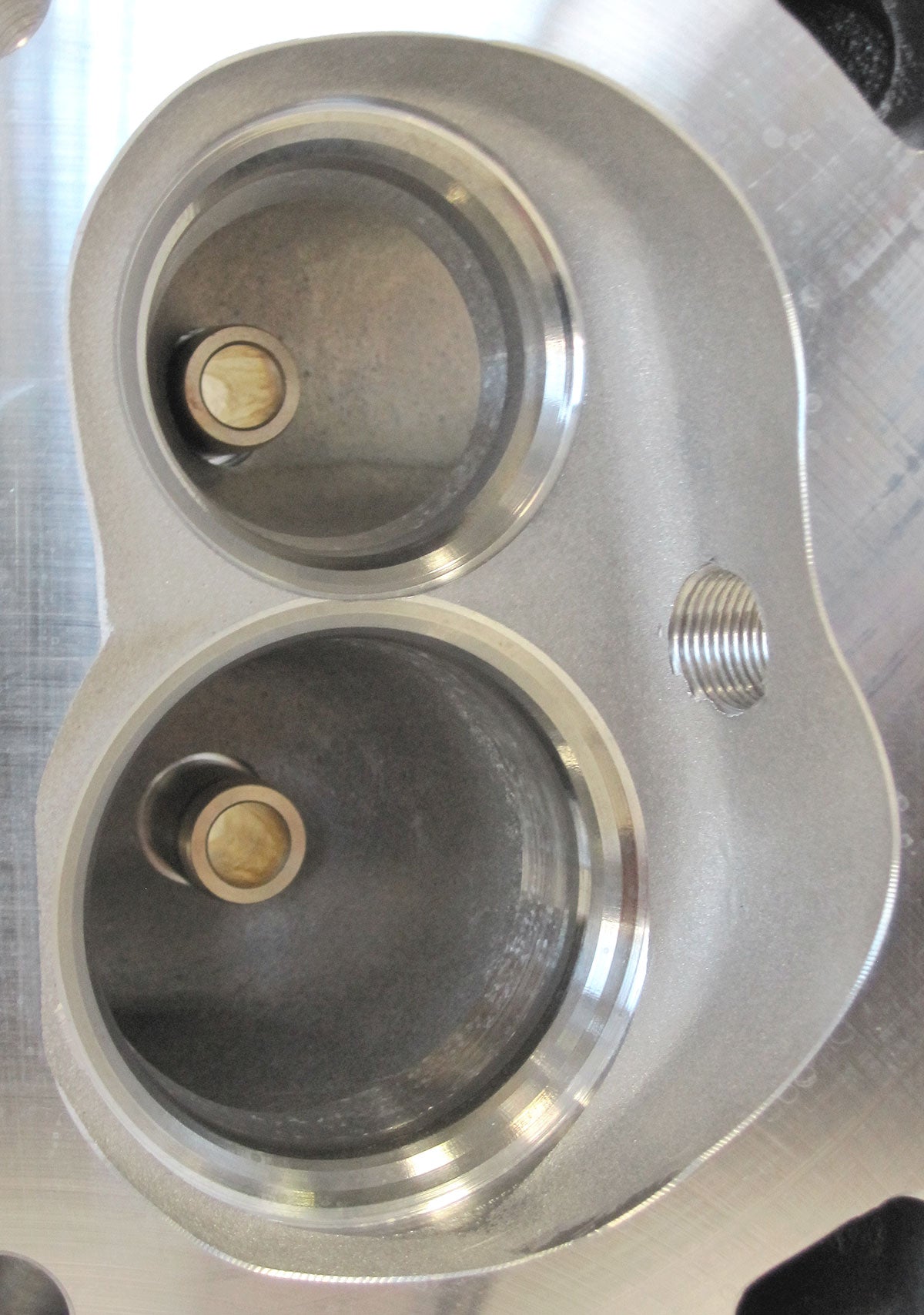 SBC 200cc Aluminium Heads Bare 64cc, 2.02"/1.60" Valves, Pair AF95-0350 - Aeroflow