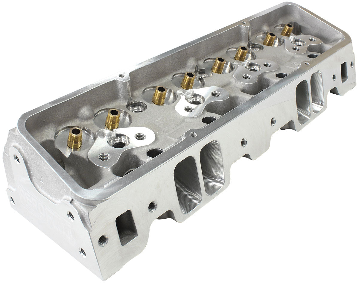 SBC 213cc CNC Alloy Heads Bare 68cc, 2.08"/1.60" Valves, Pair AF95-0401 - Aeroflow