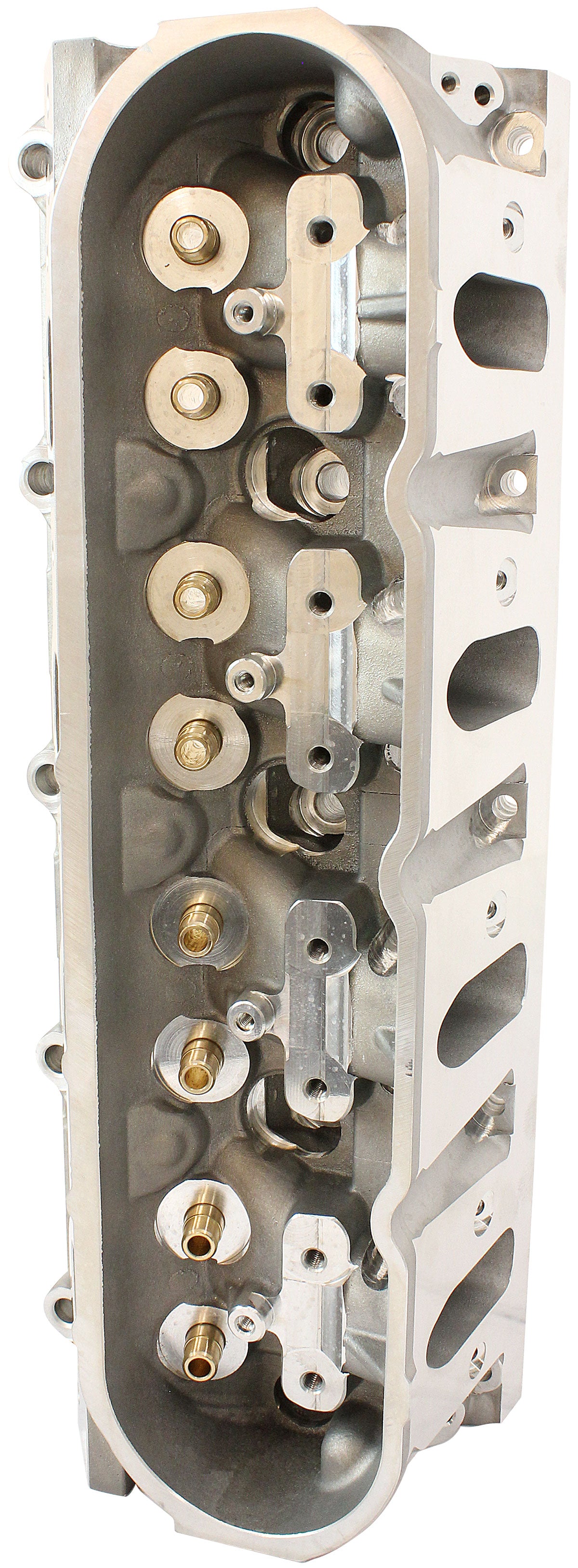 GM LS 240cc Aluminium Heads Bare 68cc Suit 4.00" Bore 4 Bolt Cathedral Port AF95-0405 - Aeroflow