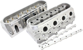 GM LS 240cc Aluminium Heads Bare 68cc Suit 3.90" Bore 6 Bolt Rectangle Port AF95-0406 - Aeroflow