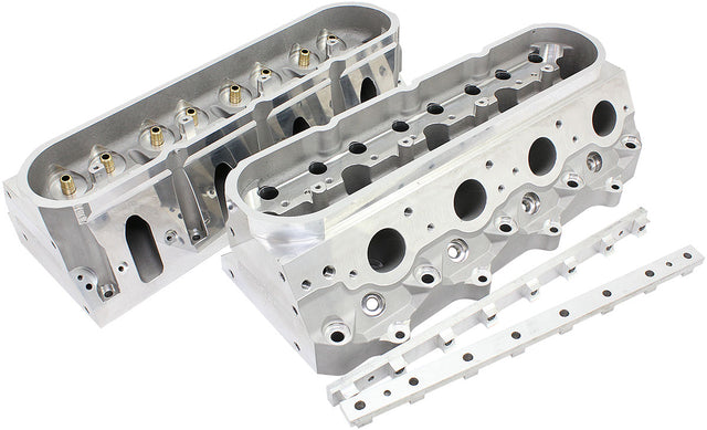 GM LS 240cc Aluminium Heads Bare 68cc Suit 3.90" Bore 6 Bolt Rectangle Port AF95-0406 - Aeroflow