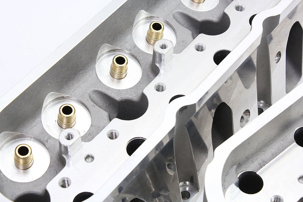 GM LS 240cc Aluminium Heads Bare 68cc Suit 3.90" Bore 6 Bolt Rectangle Port AF95-0406 - Aeroflow