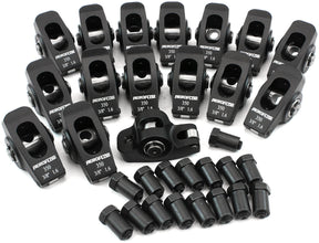 SBC Rocker Arms 3/8" Stud 1.6 Ratio 350 Alloy 2024 Roller 16 AF95-1102 - Aeroflow