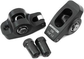 SBC Rocker Arms 7/16" Stud 1.5 Ratio 350 Alloy 2024 Roller Pair AF95-1105-2 - Aeroflow