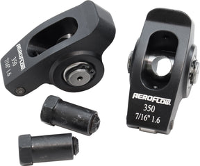 SBC Rocker Arms 7/16" Stud 1.6 Ratio 350 Alloy 2024 Roller Pair AF95-1107-2 - Aeroflow