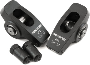 BBC Rocker Arms 7/16" Stud 1.7 Ratio 454 Alloy 2024 Roller Pair AF95-1115-2 - Aeroflow