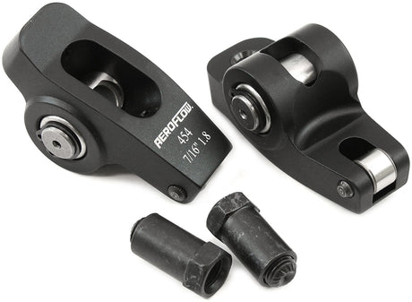 BBC Rocker Arms 7/16" Stud 1.8 Ratio 454 Alloy 2024 Roller Pair AF95-1117-2 - Aeroflow