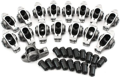 SBC S/S Rocker Arms 3/8" Stud 1.55 Ratio 350 Stainless Roller 16 AF95-1201 - Aeroflow