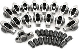 SBC S/S Rocker Arms 3/8" Stud 1.60 Ratio 350 Stainless Roller 16 AF95-1202 - Aeroflow
