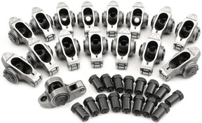 SBC S/S Rocker Arms 3/8" Stud 1.60 Ratio 350 Stainless Roller 16 AF95-1202 - Aeroflow