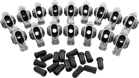 SBC S/S Rocker Arms 7/16" Stud 1.60 Ratio 350 Stainless Roller 16 AF95-1207 - Aeroflow