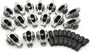 SBC S/S Rocker Arms 7/16" Stud 1.65 Ratio 350 Stainless Roller 16 AF95-1208 - Aeroflow