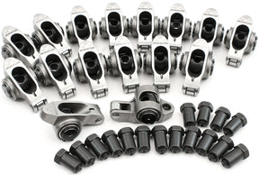 SBF S/S Rocker Arms 3/8" Stud 1.70 Windsor 302 351 Roller 16 Stainless AF95-1221 - Aeroflow