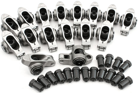 SBF S/S Rocker Arms 3/8" Stud 1.70 Windsor 302 351 Roller 16 Stainless AF95-1221 - Aeroflow