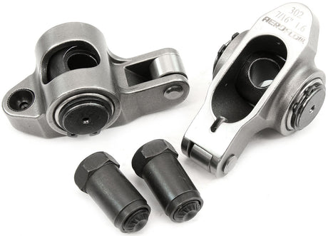 SBF S/S Rocker Arms 7/16" Stud 1.60 Windsor 302 351 Roller 2 Stainless 95-1222-2 AF95-1222-2 - Aeroflow