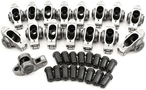 SBF S/S Rocker Arms 7/16" Stud 1.70 Windsor 302 351 Roller 16 Stainless AF95-1223 - Aeroflow