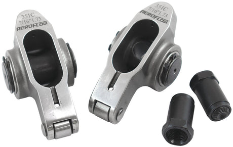 Ford Cleveland S/S Rocker Arm 7/16" Stud 1.73 351C Roller 2 Stainless 95-1228-2 AF95-1228-2 - Aeroflow