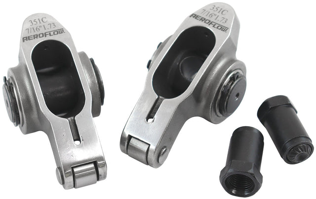Ford Cleveland S/S Rocker Arm 7/16" Stud 1.73 351C Roller 2 Stainless 95-1228-2 AF95-1228-2 - Aeroflow