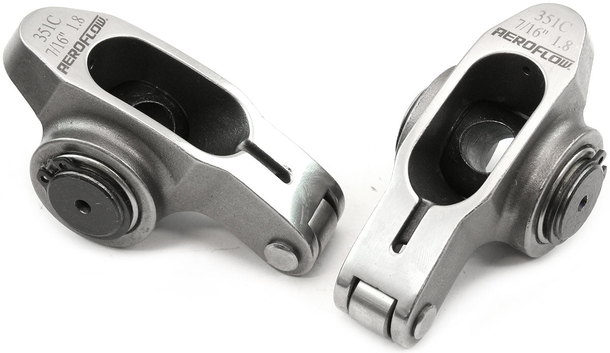 Ford Cleveland S/S Rocker Arm 7/16" Stud 1.80 351C Roller 2 Stainless 95-1229-2 AF95-1229-2 - Aeroflow