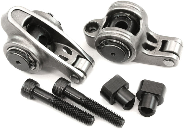 GM LS1 S/S Rocker Arm M8 Stud 1.7 Ratio Cathedral Roller LS2 Stainless 95-1235-2 AF95-1235-2 - Aeroflow